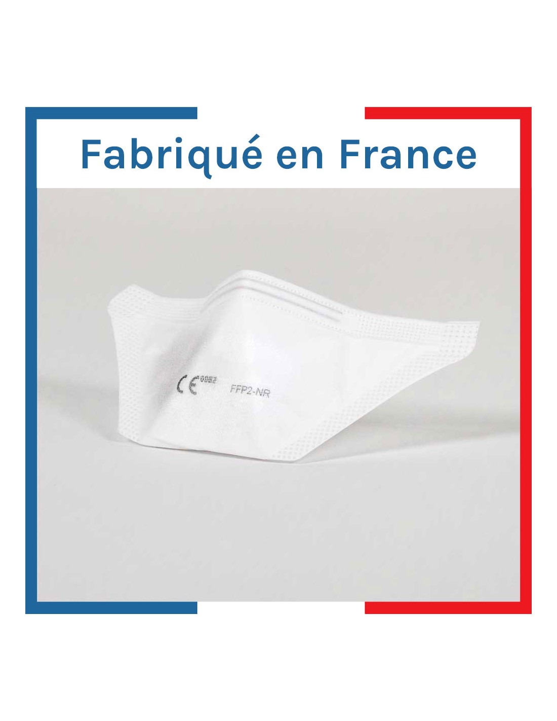 Masque FFP2 norme CE EN149, Made in France